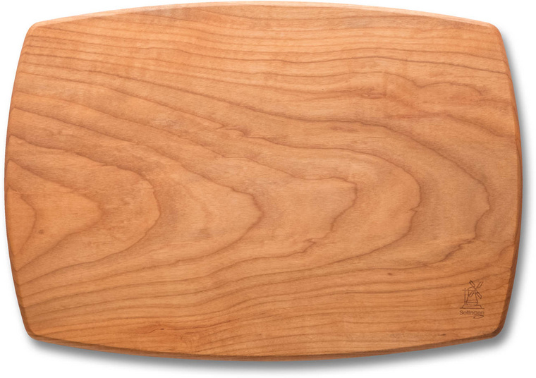 Schneidbrett, klein, gebogene Seiten mit Unterfräsung