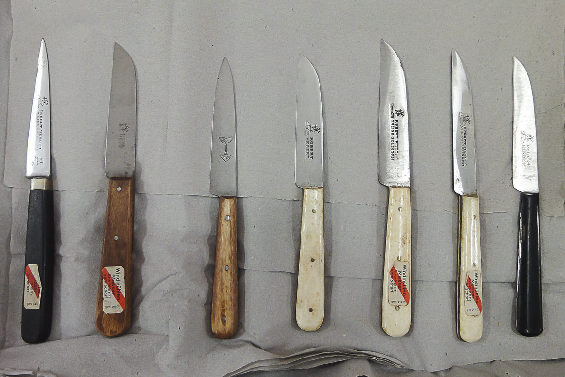 Old vegetable knives