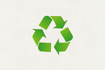 The largest part of our raw material waste is recycled